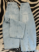 Serena Studded Barrel Jeans