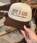 Just a Girl Who Loves Jesus Trucker Hat