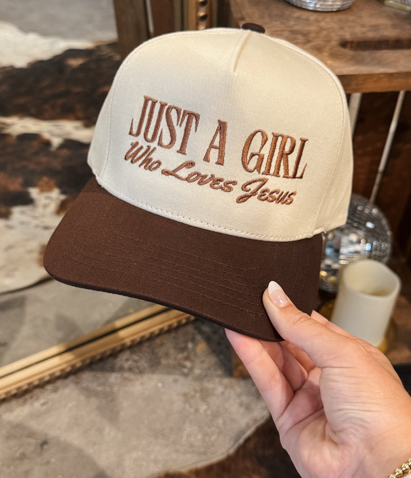 Just a Girl Who Loves Jesus Trucker Hat