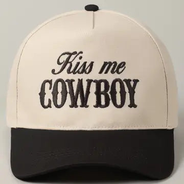 Kiss Me Cowboy Trucker Hat