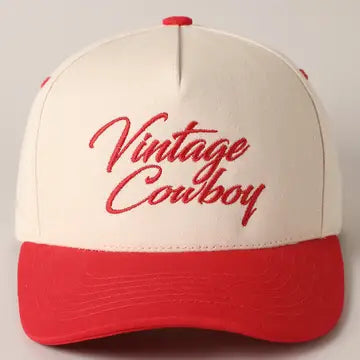 Vintage Cowboy Trucker Hat