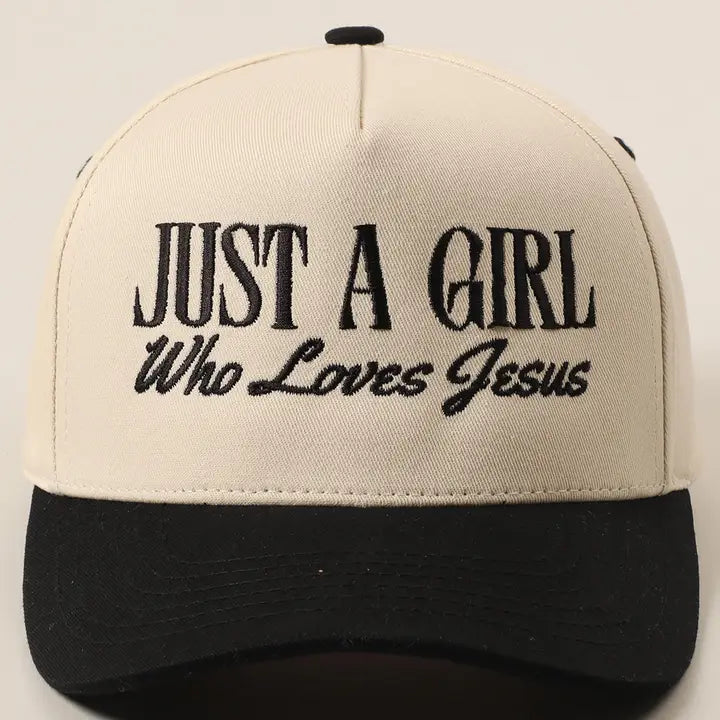 Just a Girl Who Loves Jesus Trucker Hat