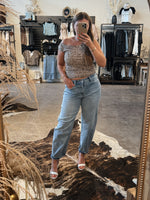 Olivia Off Shoulder Leopard Top