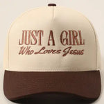 Just a Girl Who Loves Jesus Trucker Hat