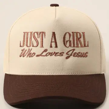Just a Girl Who Loves Jesus Trucker Hat