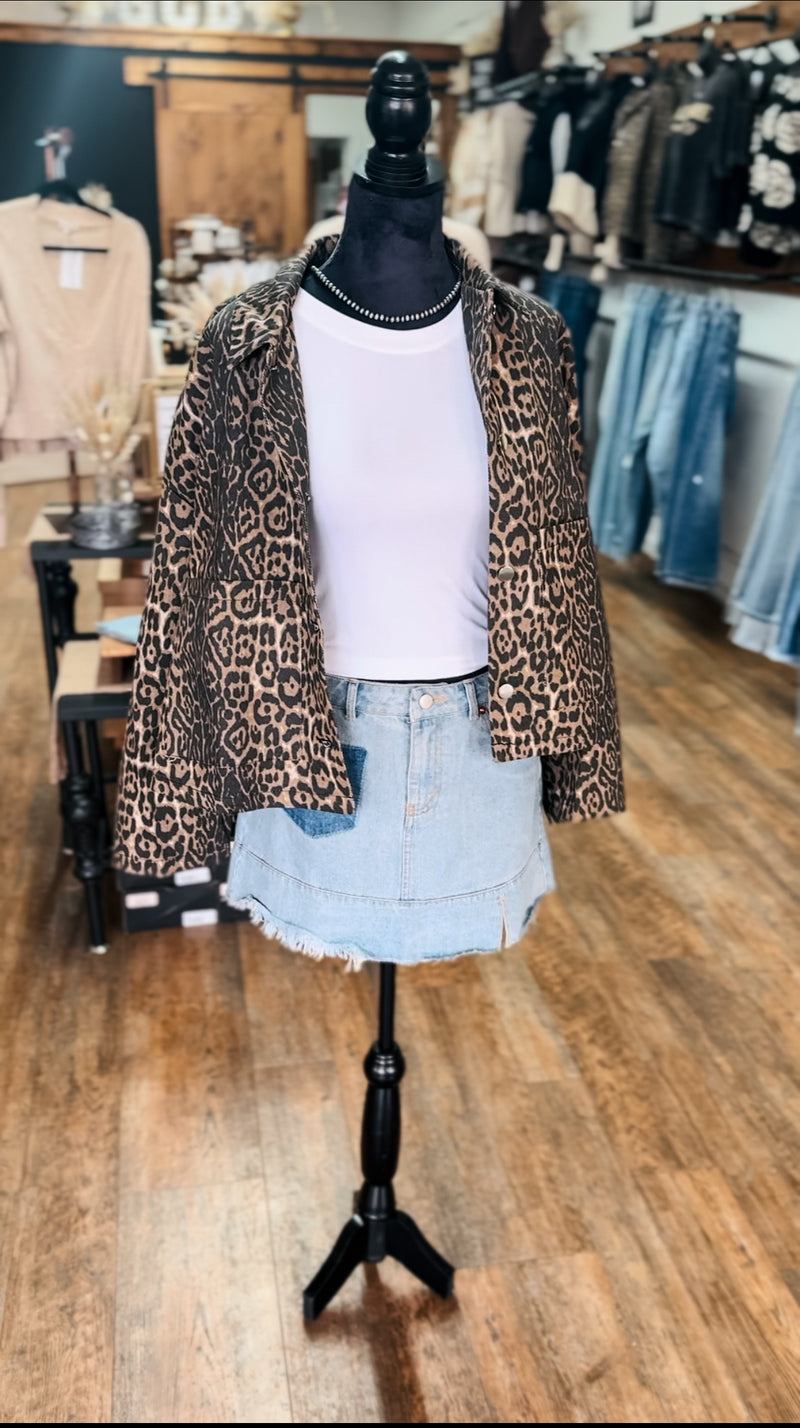 Dixie Leopard Jacket