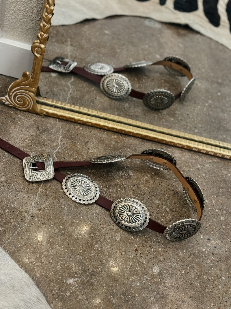 Blair Concho Belt in Brown