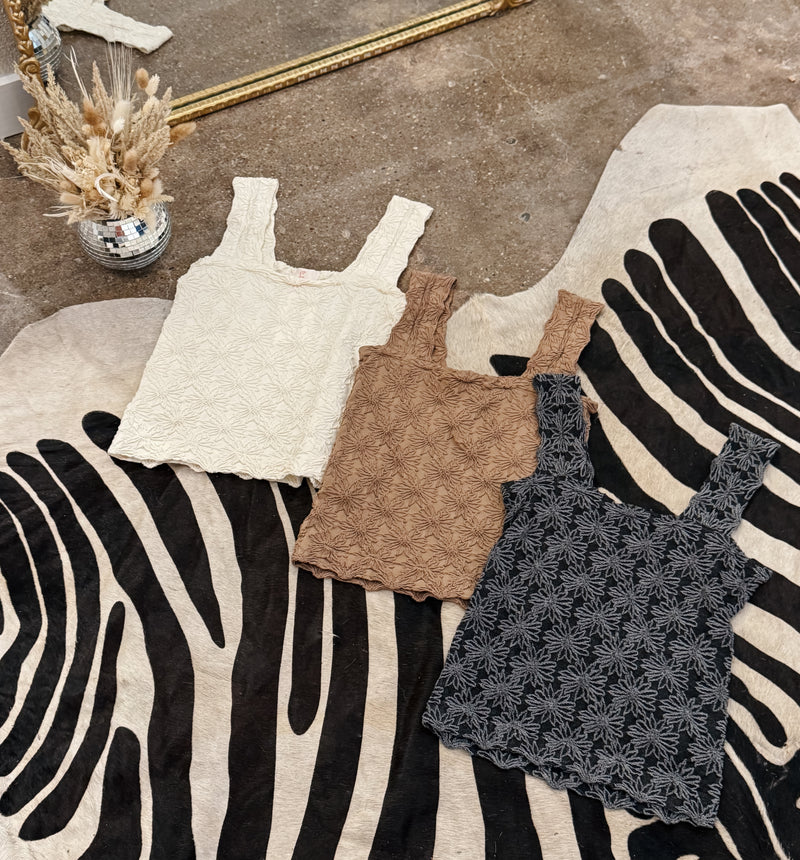 Shanelle Seamless Tank in Coffee