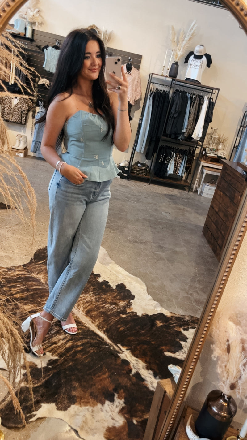 Brandie Strapless Top