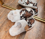 Cowprint Slippers