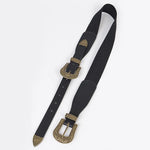 Double Buckle Antique Belt