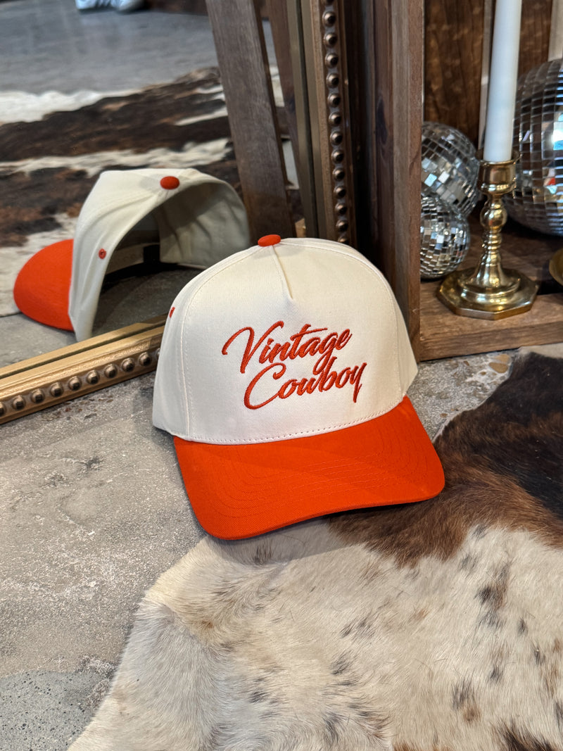 Vintage Cowboy Trucker Hat