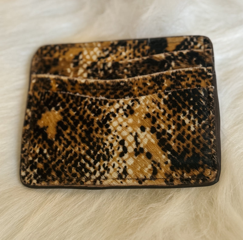 Hair on Hide Card Holder