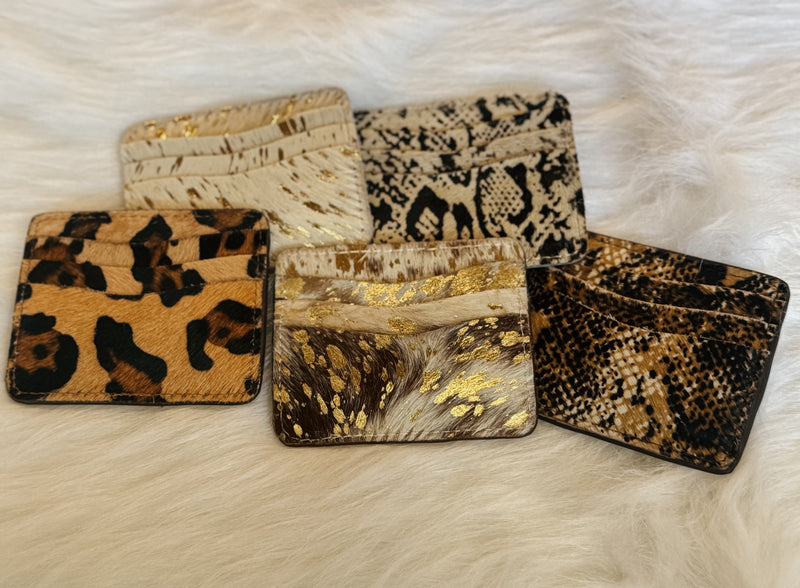 Hair on Hide Card Holder