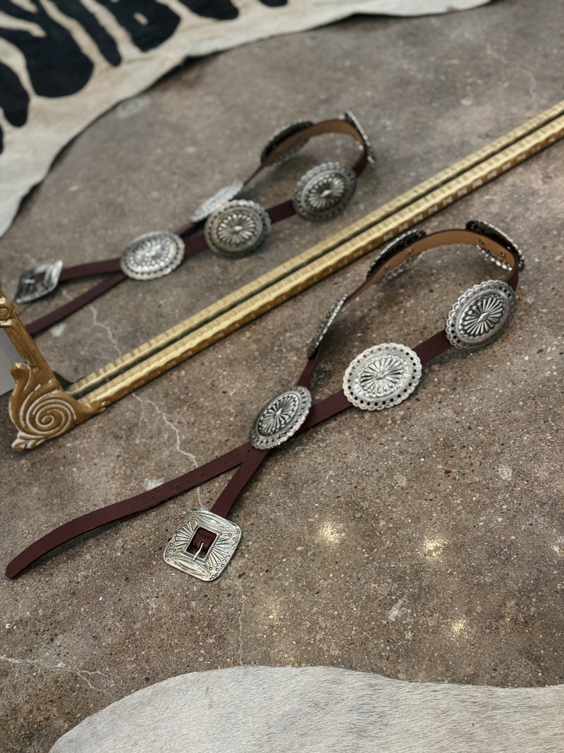 Blair Concho Belt in Brown