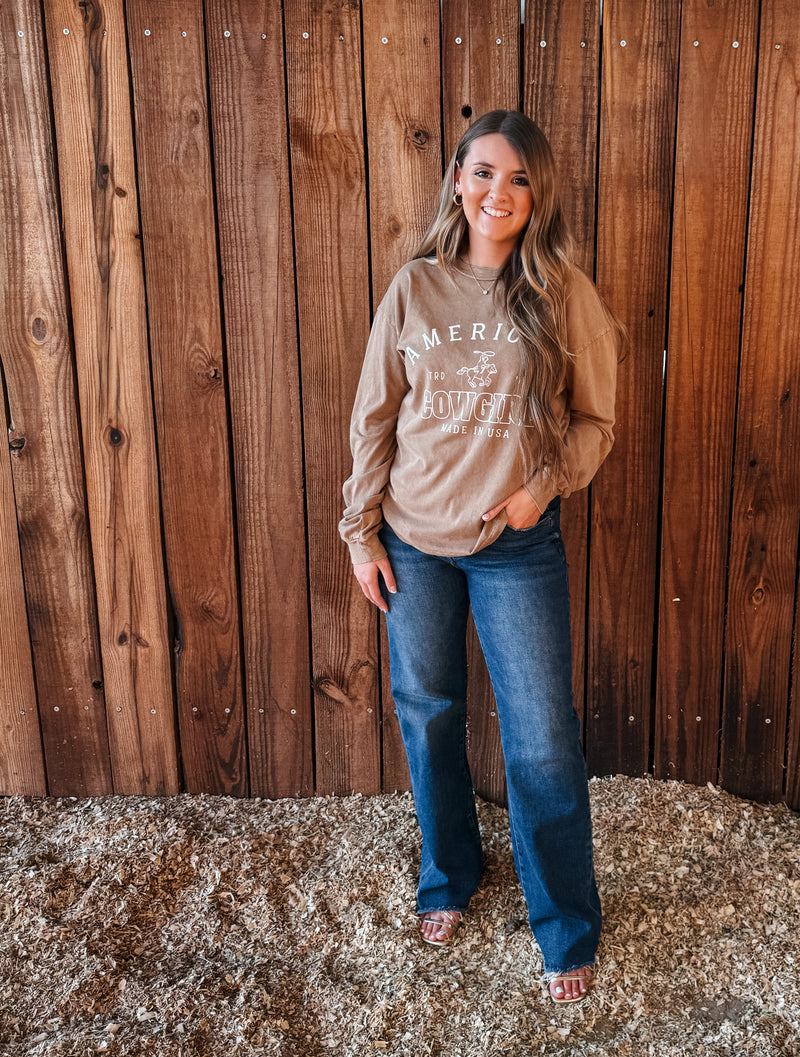 American Cowgirl Long Sleeve Tee