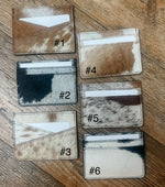 Cowhide Credit Card Holder